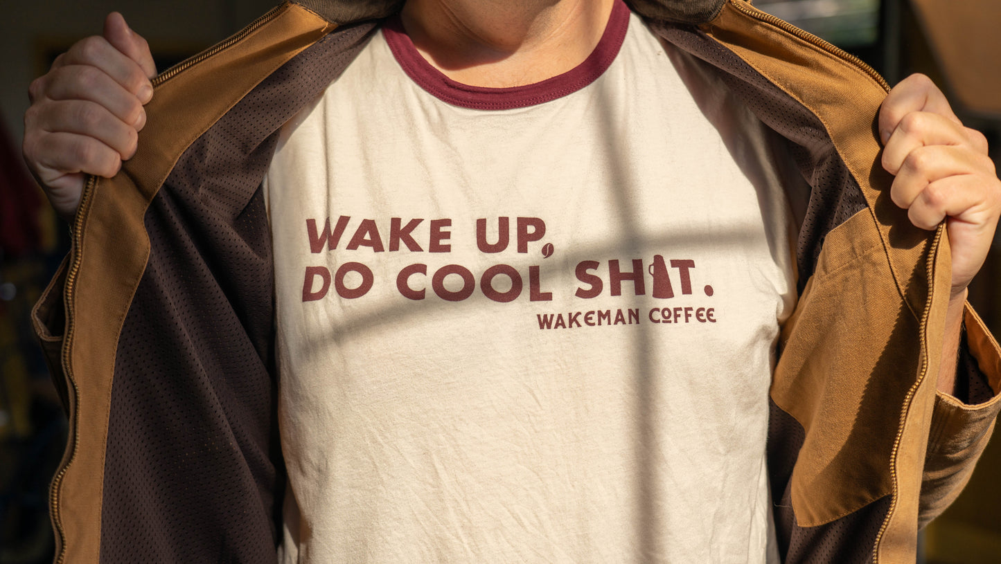 Do Cool Shit. Ringer T-Shirt