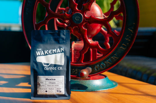 Wakeman Coffee Co, Mexico Coffee Beans 12 oz. Bag, Detailed product photo Front Side