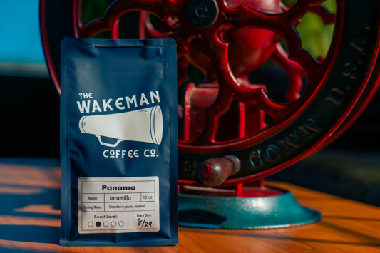 Panama Coffee Beans 12 oz. Front Side