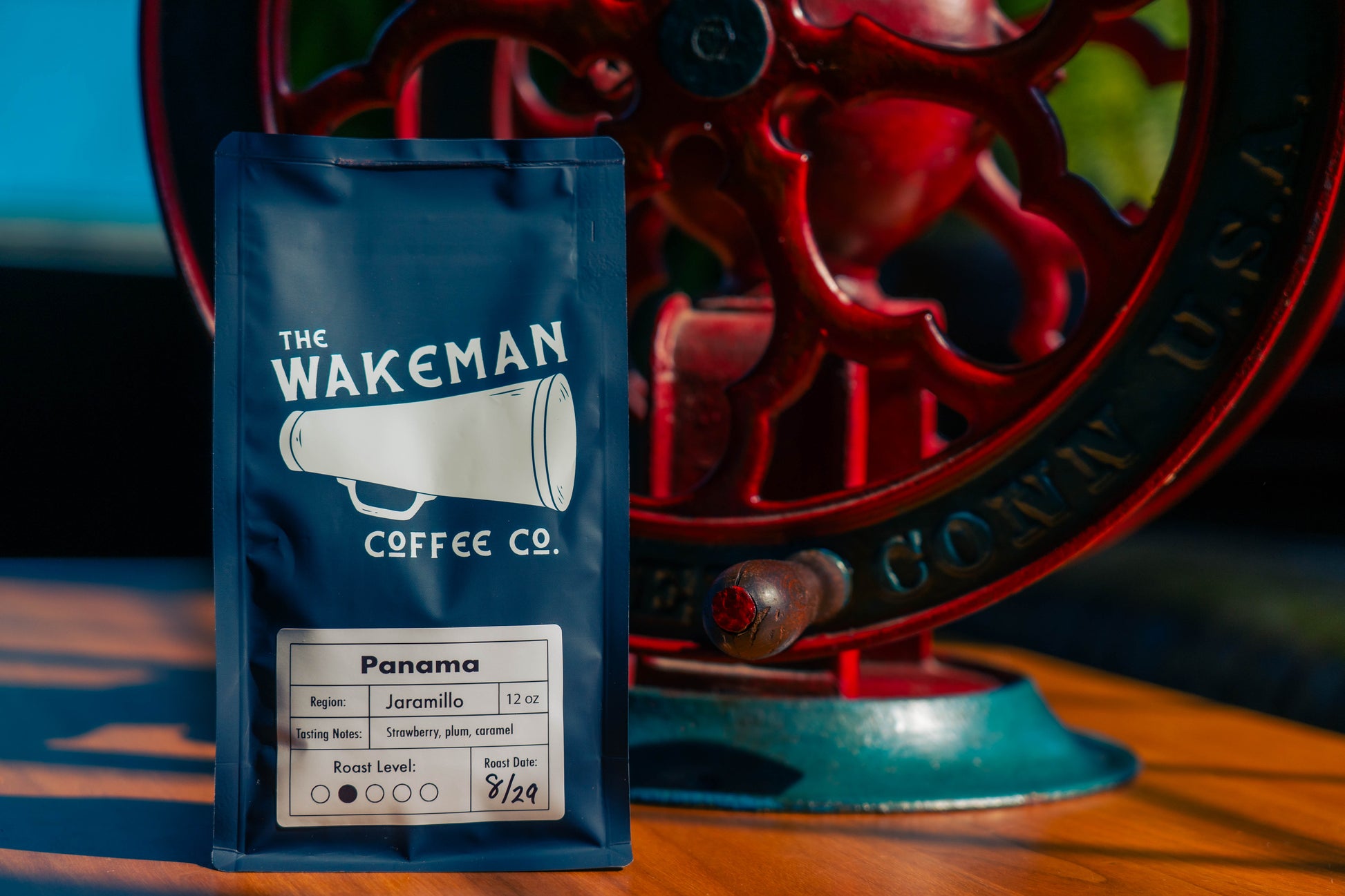  Panama Coffee Beans 12 oz. Front Side 